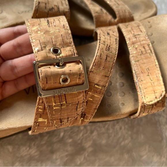 Vionic Orthaheel Technology Adjustable Slide Sandals Sz 9 - Picture 11 of 16